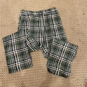 ANDE Green Plaid PJ Pants